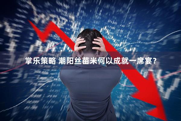 掌乐策略 潮阳丝苗米何以成就一席宴？